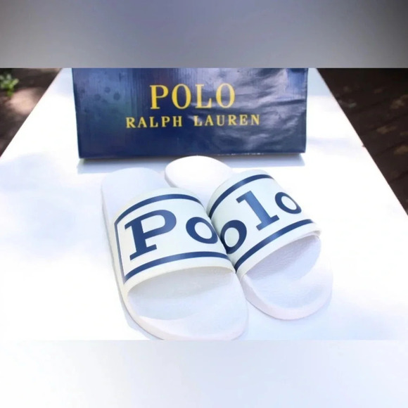 New Polo Ralph Lauren men’s slides - Picture 1 of 9